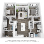 2 Bedroom, 2 Bath Unit