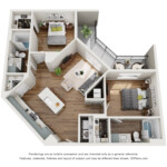 First Creek at Austin Phase 3: 2 bedroom, 2 Bath Unit